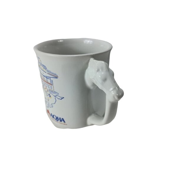 Canturbury Downs American Quarter Horse Race Coffee Cup/Mug Vintage - Picture 5 of 7